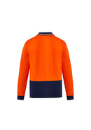 Syzmik Mens Hi Vis Cotton L/S Polo   Zh430 - Star Uniforms Australia