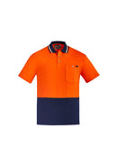 Syzmik Mens Hi Vis Cotton S/S Polo   Zh435 - Star Uniforms Australia