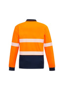 Syzmik Unisex HI VIS Segmented L/S Polo - Hoop Taped ZH530 - Star Uniforms Australia