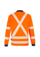 Syzmik - Unisex Hi Vis Segmented X Back NSW Rail Polo - ZH690