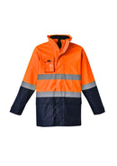 Syzmik MENS HI VIS BASIC 4 IN 1 WATERPROOF JACKET   ZJ220 - Star Uniforms Australia