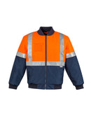 Syzmik MENS HI VIS QUILTED FLYING JACKET   ZJ351 - Star Uniforms Australia