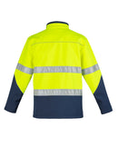 Syzmik UNISEX HI VIS SOFT SHELL JACKET   ZJ353 - Star Uniforms Australia