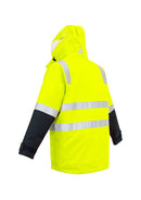 Syzmik MENS HI VIS 4 IN 1 WATERPROOF JACKET   ZJ532 - Star Uniforms Australia