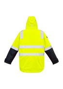 Syzmik MENS HI VIS 4 IN 1 WATERPROOF JACKET   ZJ532 - Star Uniforms Australia
