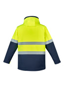 Syzmik Unisex Hi Vis Antarctic Softshell Taped Jacket-ZJ553