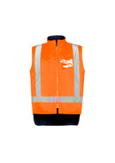 Syzmik Mens Hi Vis X Back Taped 4 In 1 Waterproof Jacket-ZJ616