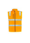 Syzmik Unisex Hi Vis Vic Rail 2 In 1 Softshell Jacket-ZJ780