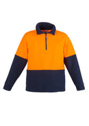 Syzmik UNISEX HI VIS HALF ZIP FLEECE JUMPER   ZT460 - Star Uniforms Australia