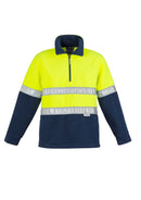 Syzmik MENS HI VIS FLEECE JUMPER - HOOP TAPED   ZT461 - Star Uniforms Australia