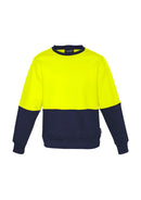 Syzmik UNISEX HI VIS CREW SWEATSHIRT   ZT475 - Star Uniforms Australia