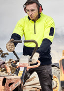 Syzmik UNISEX HI VIS HALF ZIP PULLOVER   ZT476 - Star Uniforms Australia