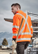 Syzmik UNISEX HI VIS X BACK RAIL JUMPER   ZT660 - Star Uniforms Australia