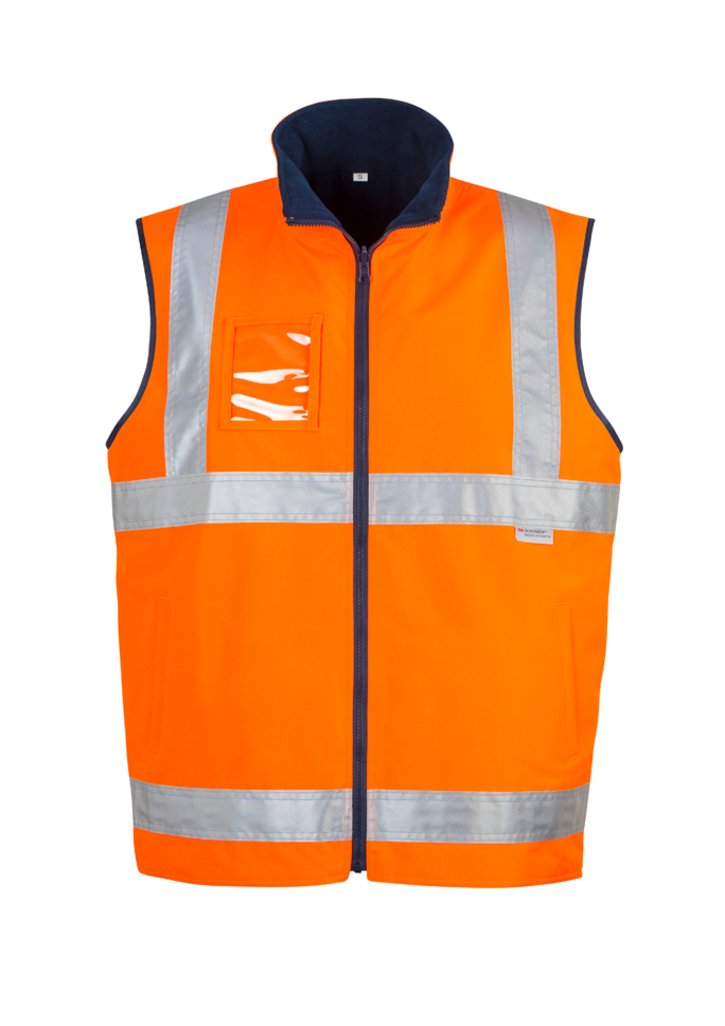 Syzmik Mens Hi Vis Lightweight Fleece Lined Vest   Zv358 - Star Uniforms Australia