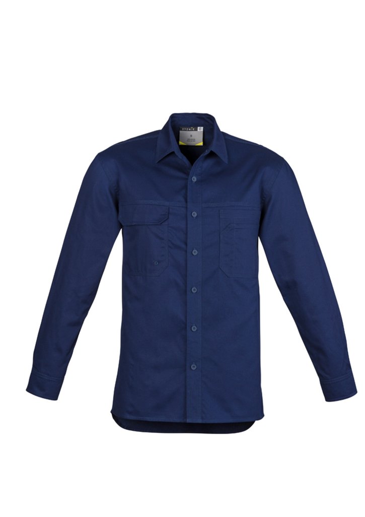 Syzmik Mens Lightweight Tradie L/S Shirt   Zw121 - Star Uniforms Australia