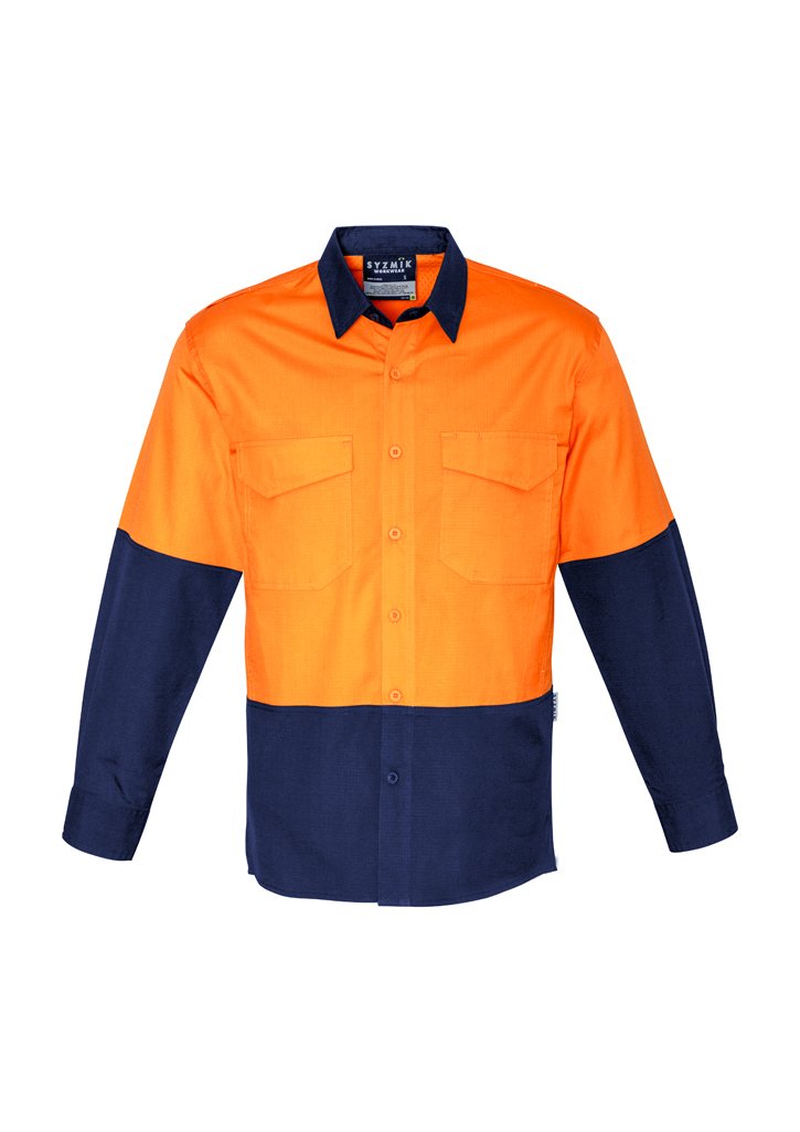 Syzmik Mens Rugged Cooling Hi Vis Spliced Shirt Zw128 - Star Uniforms Australia