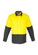 Syzmik Mens Rugged Cooling Hi Vis Spliced Shirt Zw128 - Star Uniforms Australia