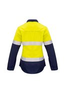 Syzmik Womens Fr Closed Front Hooped Taped Spliced Shirt Zw131 - Star Uniforms Australia