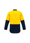 Syzmik Mens Hi Vis Spliced Shirt   Zw138 - Star Uniforms Australia