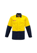 Syzmik Mens Hi Vis Spliced Shirt   Zw138 - Star Uniforms Australia