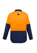 Syzmik-Mens Hi Vis Outdoor L/S Shirt-ZW468
