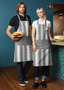Biz Collection Bib Stripe Apron (Ba75) - Star Uniforms Australia