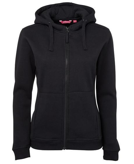 Jb'S Ladies Full Zip Fleecy Hoodie-3HJ1