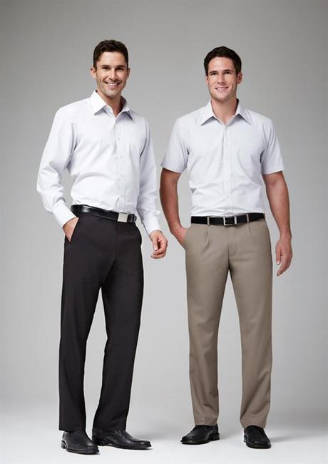 Biz Collection Mens Classic Flat Front Pant (Bs29210) - Star Uniforms Australia