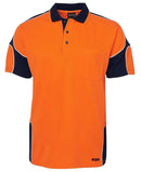 Jb's Wear - Hi Vis S/S Arm Panel Polo - 6AP4S