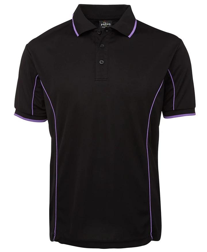 Jb'S Adults Podium Short Sleeve Piping Polo-1st-7PIP