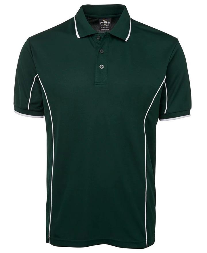 Jb'S Adults Podium Short Sleeve Piping Polo-1st-7PIP