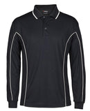 Jb's - Podium Long Sleeve Piping Polo - Adults -7PIPL-1st