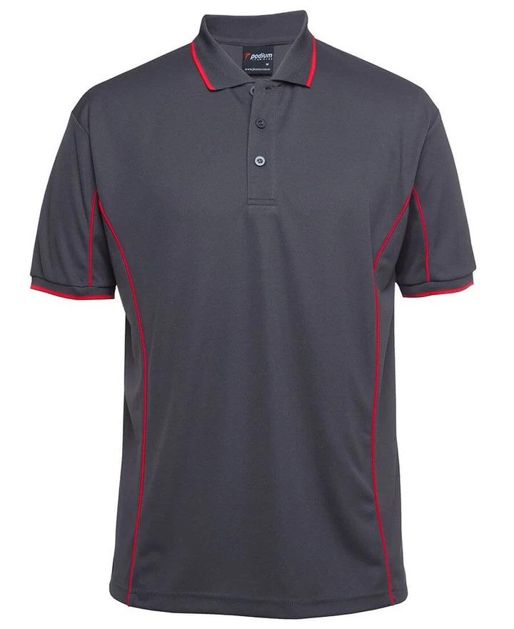 Jb'S- Adults Podium Short Sleeve Piping Polo-2nd-7PIP