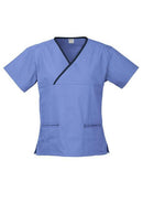 Biz Collection Ladies Crossover Scrub Top (H10722) NOTE: PLEASE CALL US AND CHECK STOCK BEFORE PURCHASE - Star Uniforms Australia