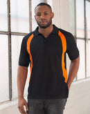 Winning Spirit-Men's CoolDry Mesh Contrast Short Sleeve Polo -PS51