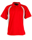 Winning Spirit-Men's CoolDry Mesh Contrast Short Sleeve Polo -PS51